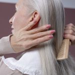 Mèches sur cheveux blancs