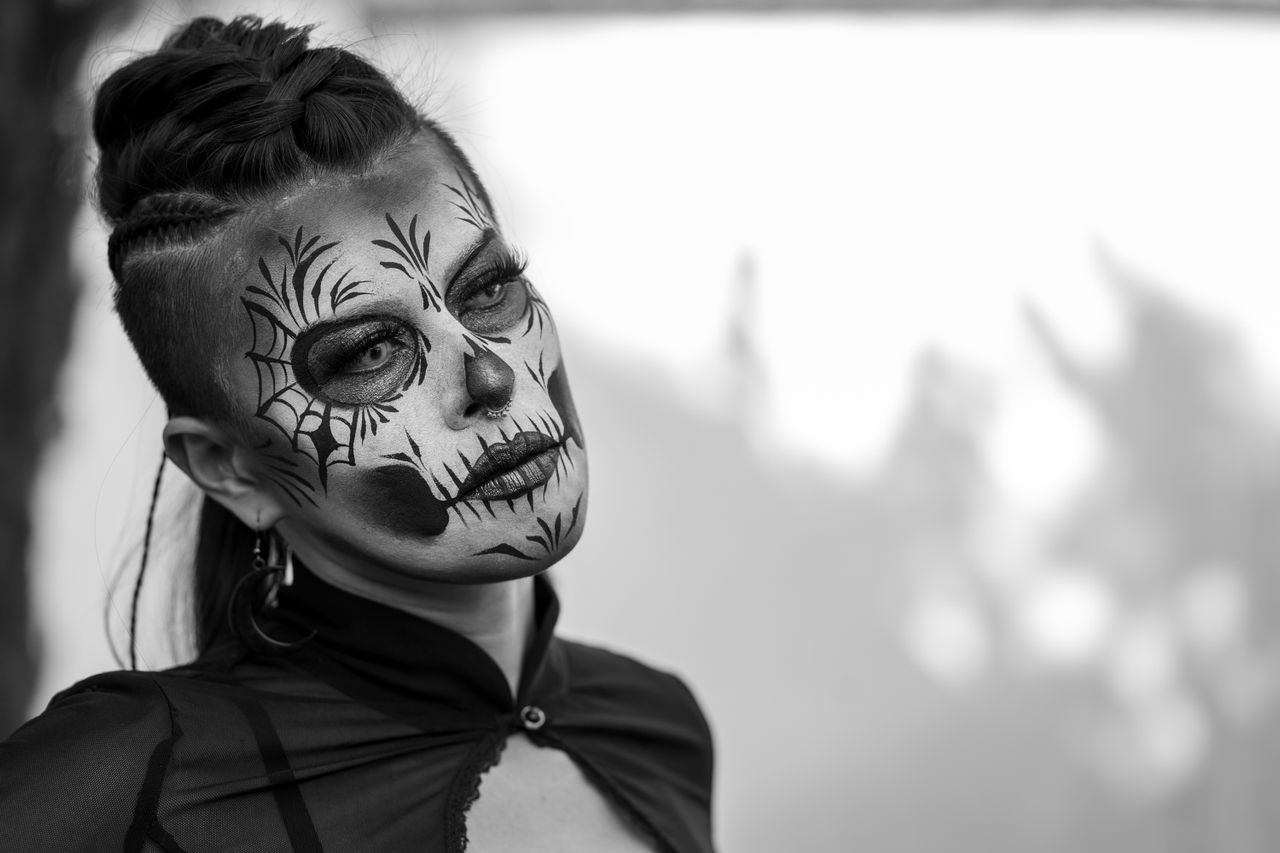 Maquillage araignée Halloween